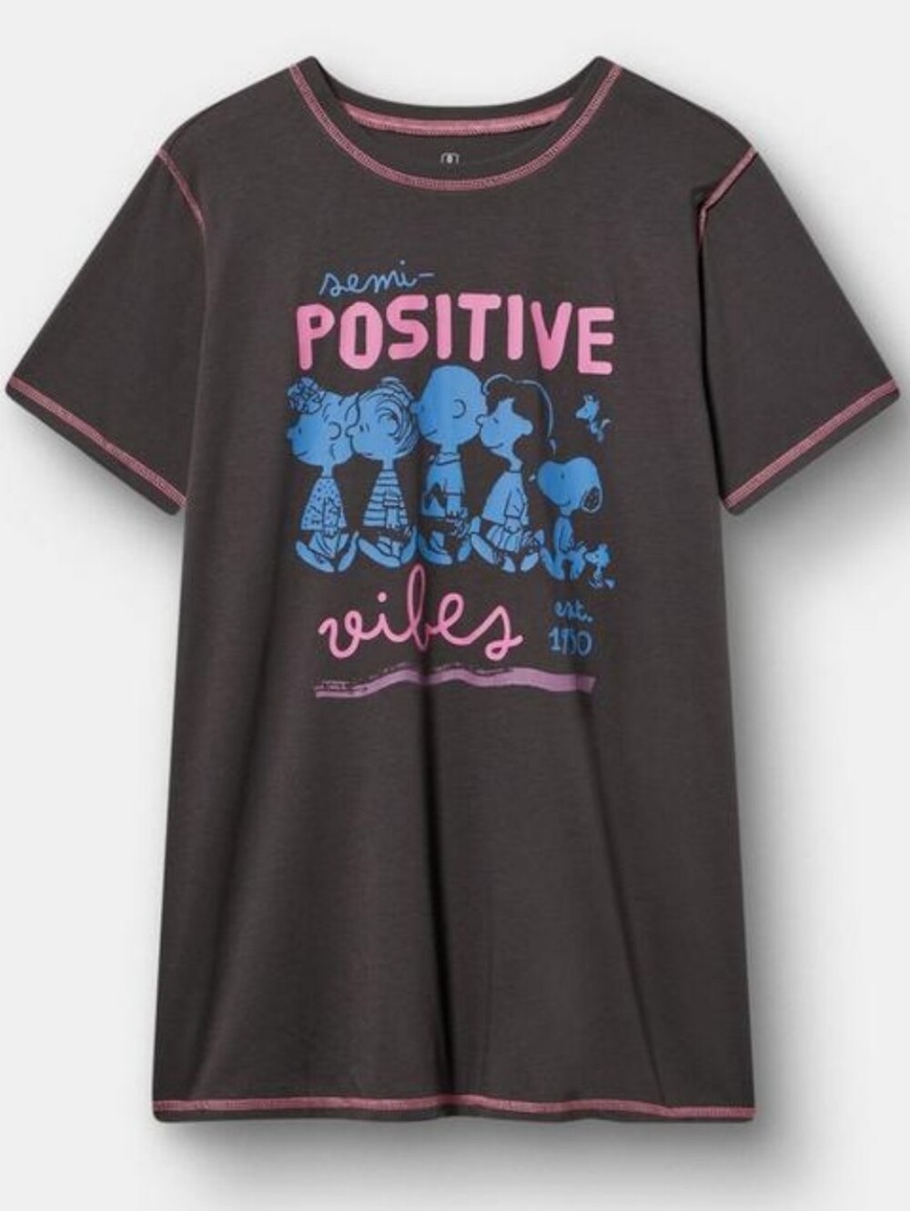 Torrid Peanuts Positive Vibes Tee - New